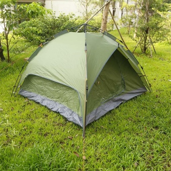 Shengyuan Water Resistant Automatic Pop Up 3 - 4 Person Sunscreen Camping Tent - intl