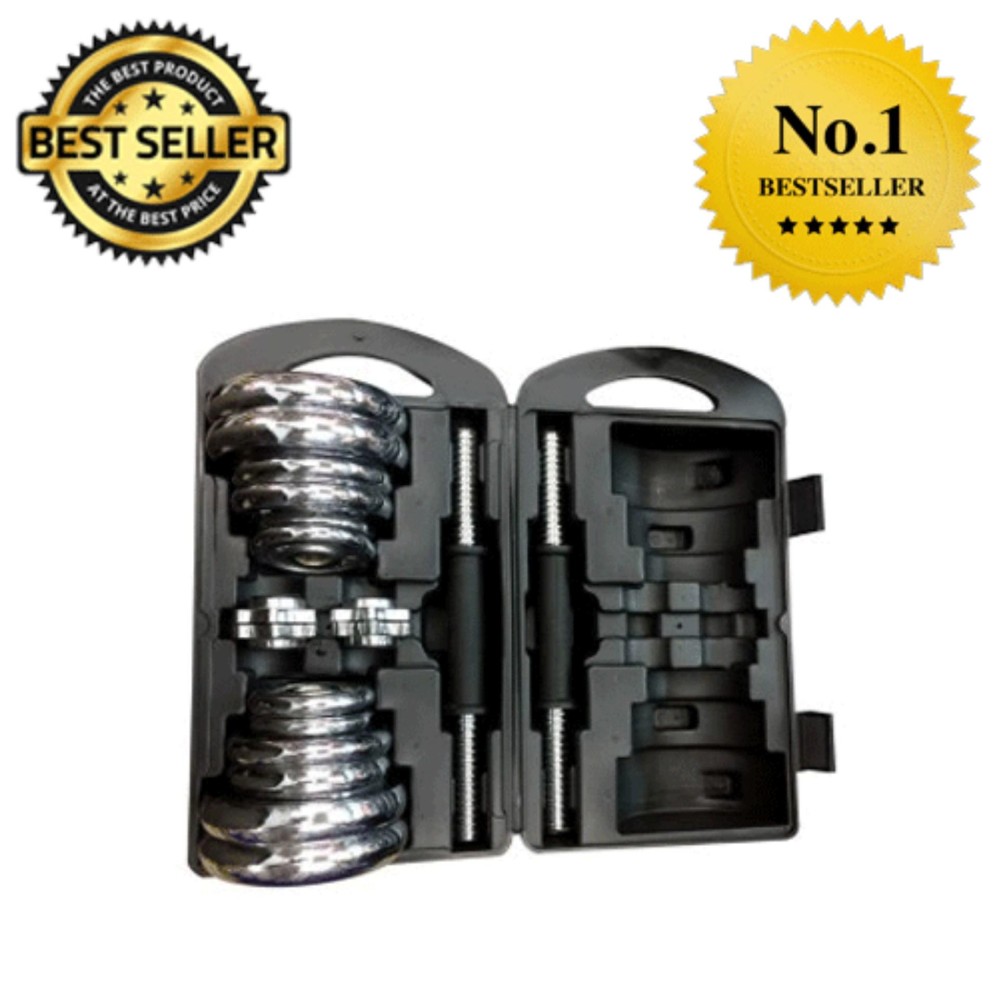 Sport City ดัมเบล แบบพกพา ขนาด 20 Kg. รุ่น Dumbbell20? - Silver