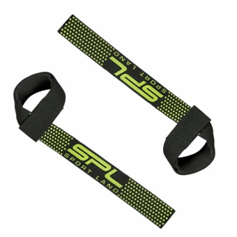 ราคา SPORTLAND สายล๊อคข้อมือ ยกน้ำหนัก Lifting Strap Hand Bar Grips Wrist Support รุ่น SL-WS-01