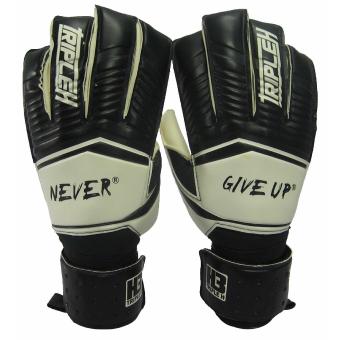 ซื้อ/ขาย ถุงมือผู้รักษาประตู ถุงมือประตูนิ้วกลม Training H3 Sport มี Finger Save ดำขาว เบอร์ 10
