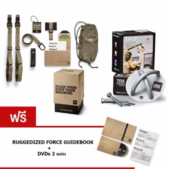 ประเทศไทย TRX FORCE Tactical + X mouth สร้างซิกแพก สร้างกล้ามเนื้อ Full Set รุ่น Force Tactical พร้อมตัวยึดติดผนัง