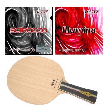 ราคา XVT ไม้ปิงปองประกอบ ZLC KOTO ด้ามหางปลา + ยางปิงปอง AIR SCIROCCO SOFT + ยางปิงปอง AIR ILLUMINA SOFT