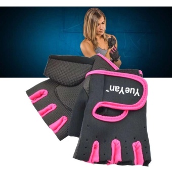 ซื้อ/ขาย YUEYAN ถุงมือฟิตเนส ถุงมือออกกำลังกาย Fitness Glove Weight Lifting Gloves Pink ( Int:M)