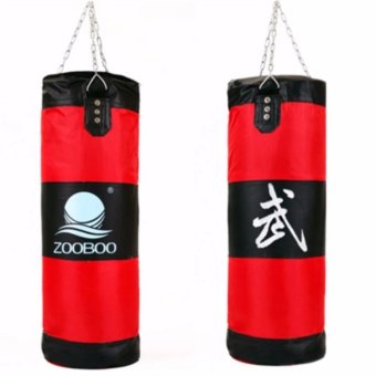 ราคา ZOOBOO ถุงทรายล้างมวยเจาะถุงทรายห่วงโซ่การปฏิบัติการฝึกอบรมการต่อสู้ ( สีแดง )