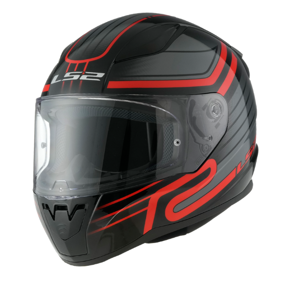 LS2 Helmets - Rapid II FF353 Circuit White Red - หมวกกันน็อคเต็มใบ ราคา 2,600 บาท*ส่งฟรี