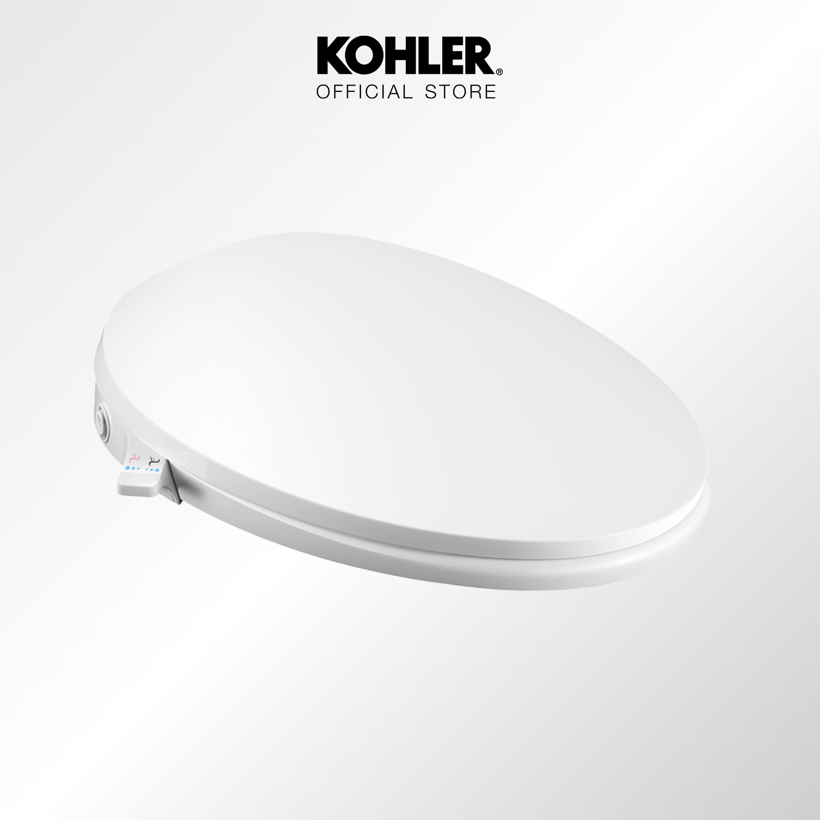 KOHLER Smart seat C3-030 ฝาชักโครกพร้อมที่ฉีดชำระ ไม่ใช้ไฟฟ้า ปุ่มบิดปล่อยน้ำ ติดตั้งง่าย ฝารองนั่งอเนกประสงค์ รุ่น C3-030 K-98804X-0 ราคา 1,890 บาท*ส่งฟรี