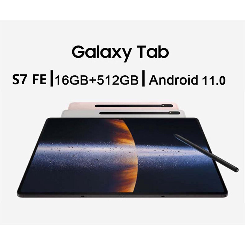 ลองดูภาพสินค้า 【รับประกัน 1 ปี】2023ใหม่ Sansumg Galaxy Tab S7 FE 10.4 นิ้ว แท็บเล็ตถูกๆ Tablet โทรได้ Full HD แท็บเล็ตราคาถูก Andorid 11.0 แท็บเล็ตโทรได้ 4G/5G หน่วยประมวลผล 11-core แทปเล็ตของแท้2023 รองรับภาษาไทย แท็บเล็ตสำหรับเล่นเกมราคาถูก แท็บเล็ต จัดส่งฟรี