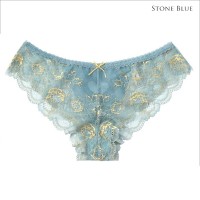 Annebra กางเกงใน ผ้าลูกไม้ ทรงบิกีนี่ Bikini Panty รุ่น AU3-833 สีฟ้า