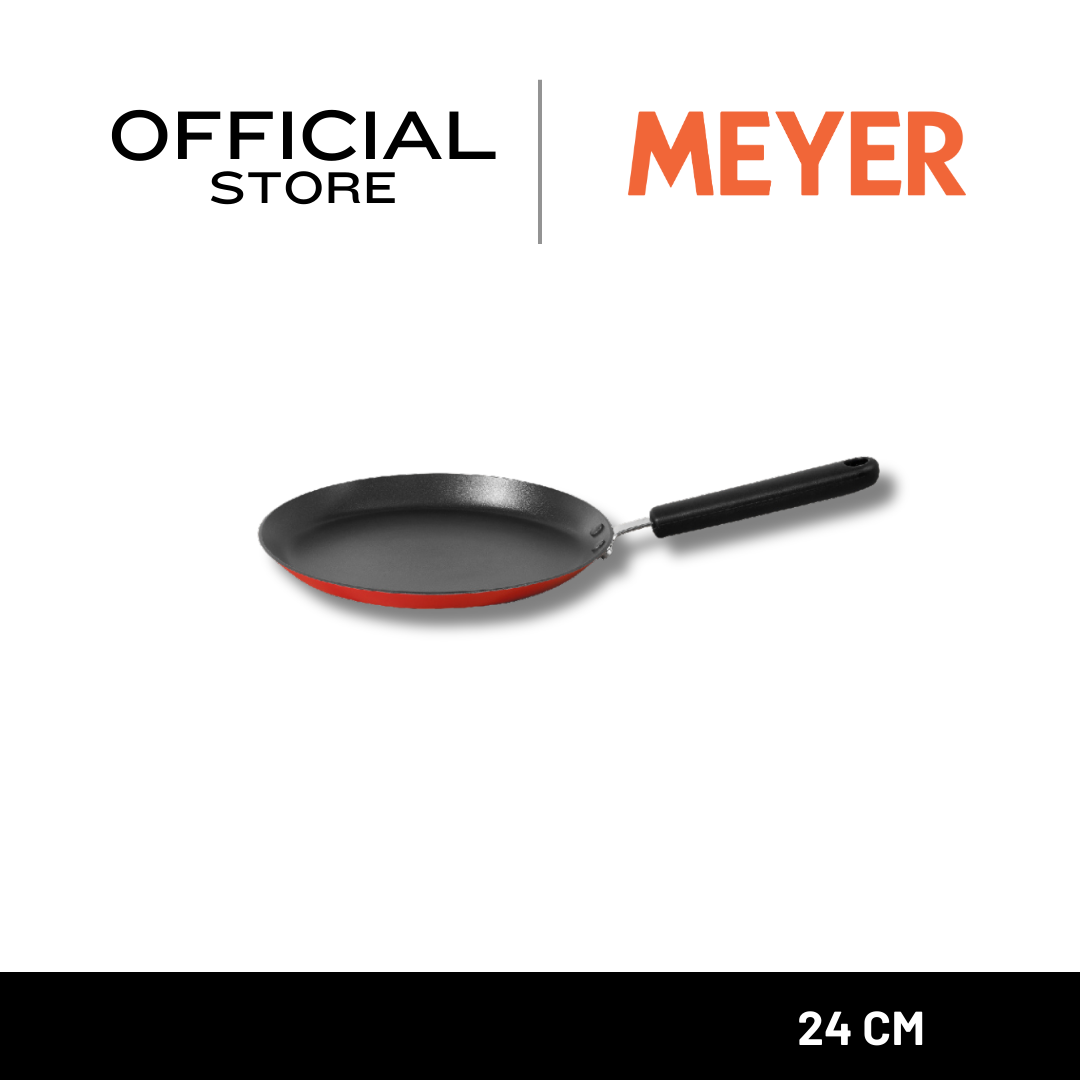 MEYER Bauhaus Induction 24 CM. Crepe pan (14206-TE12) ราคา 550 บาท*ส่งฟรี