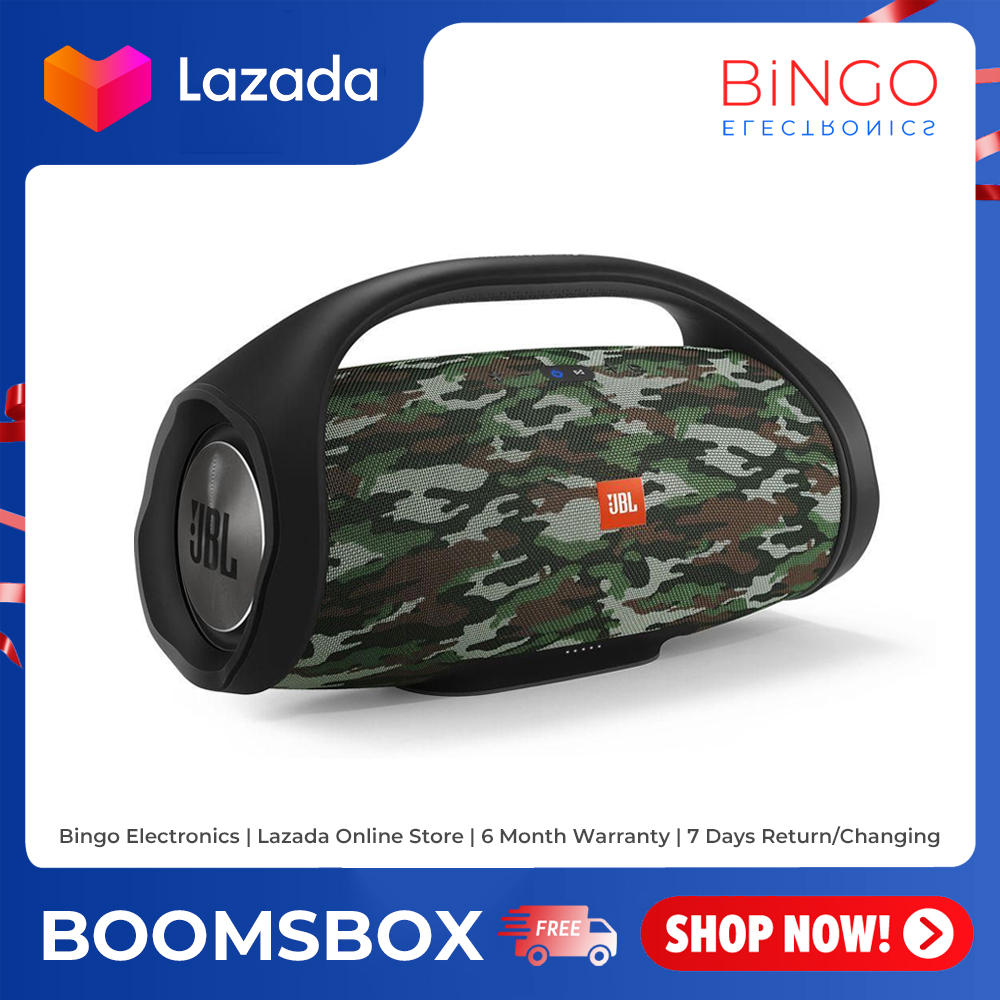 ดูภาพ ลำโพงบลูทูธJBL Boombox Bluetooth Speaker Boomsbox เครื่องเสียงลำโพงไร้สายแบบพกพากันน้ำเชื่อมต่อในซีรีส์ <br/>เพิ่มเติม ลำโพงบลูทูธJBL Boombox Bluetooth Speaker Boomsbox เครื่องเสียงลำโพงไร้สายแบบพกพากันน้ำเชื่อมต่อในซีรีส์