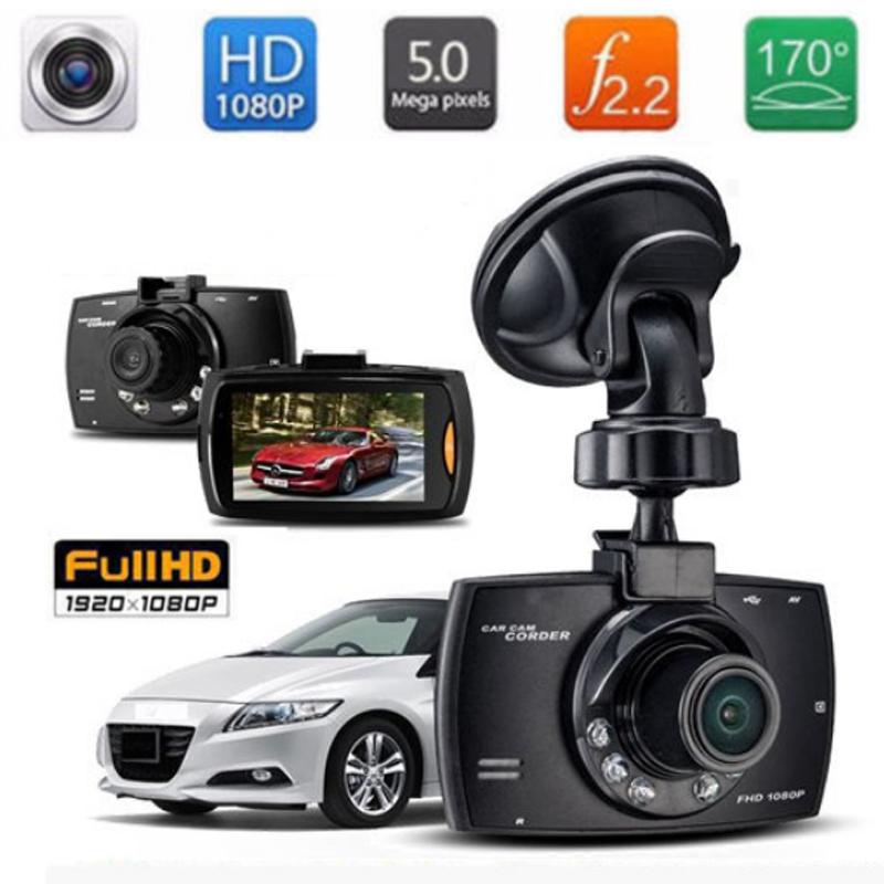 Fengjiestore  Car Camera  แฟชั่นสมาร์ทรถกล้อง 1080 จุด HD 2.3 นิ้วรถ DVR จอแสดงผล TFT รถยนต์กล้องมองหลัง