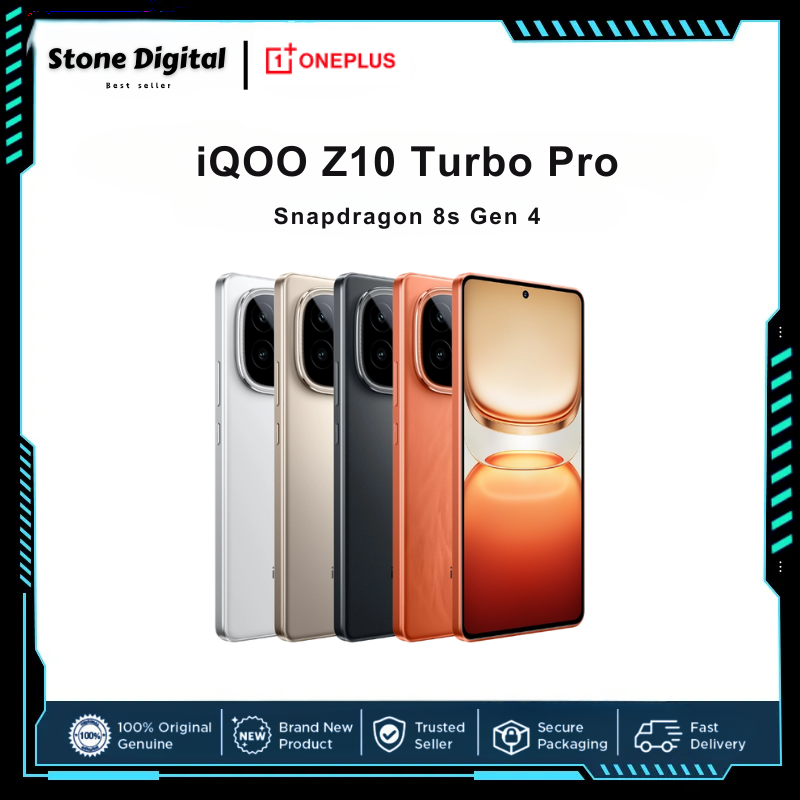 Vivo Iqoo Z10 Turbo Pro China Version Snapdragon 8S Gen 4 (4 Nm) 6.78 Inches 144Hz 1260 X 2800 Pixels Main Camera 50 Mp + 8 Mp 120W Wired 7000 Mah ราคา 10,199 บาท*ส่งฟรี