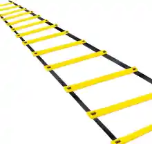 ภาพขนาดย่อของสินค้าSeedopia Sport สายรัดความว่องไวบันไดสำหรับการฝึกความเร็วฟุตบอล Agility Ladder for Soccer Speed Training Stairs Soccer Football Speed Training 6 meters 8 knots