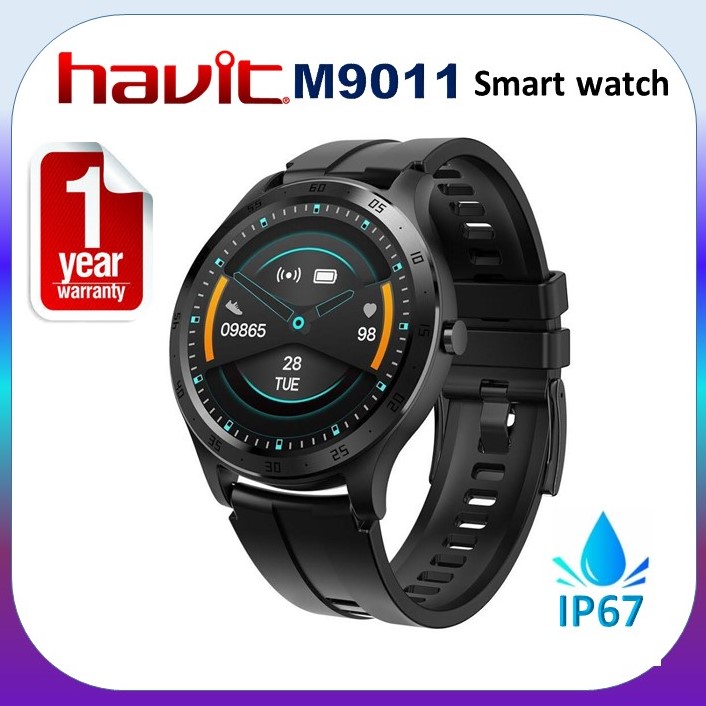 นาฬิกา สมาร์ทวอทช์ Havit M9011 รับประกัน 1 ปี smart watch นาฬิกา ออกกำลังกาย วัดความดัน วัดชีพจร