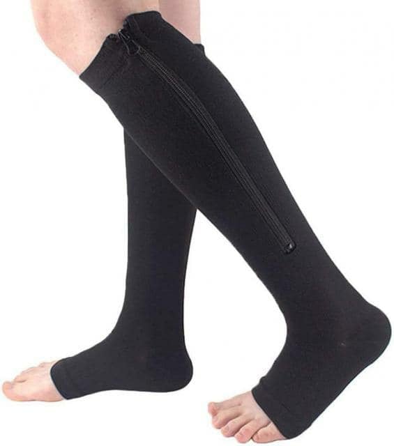 zipsox ถุงเท้าซิปสวมใส่สบายด้วยเนื้อผ้าที่ยืดหยุ่นออกแบบมาเพื่อใช้สวมใส่เพื่อเพิ่มการไหลเวียนของเลือด