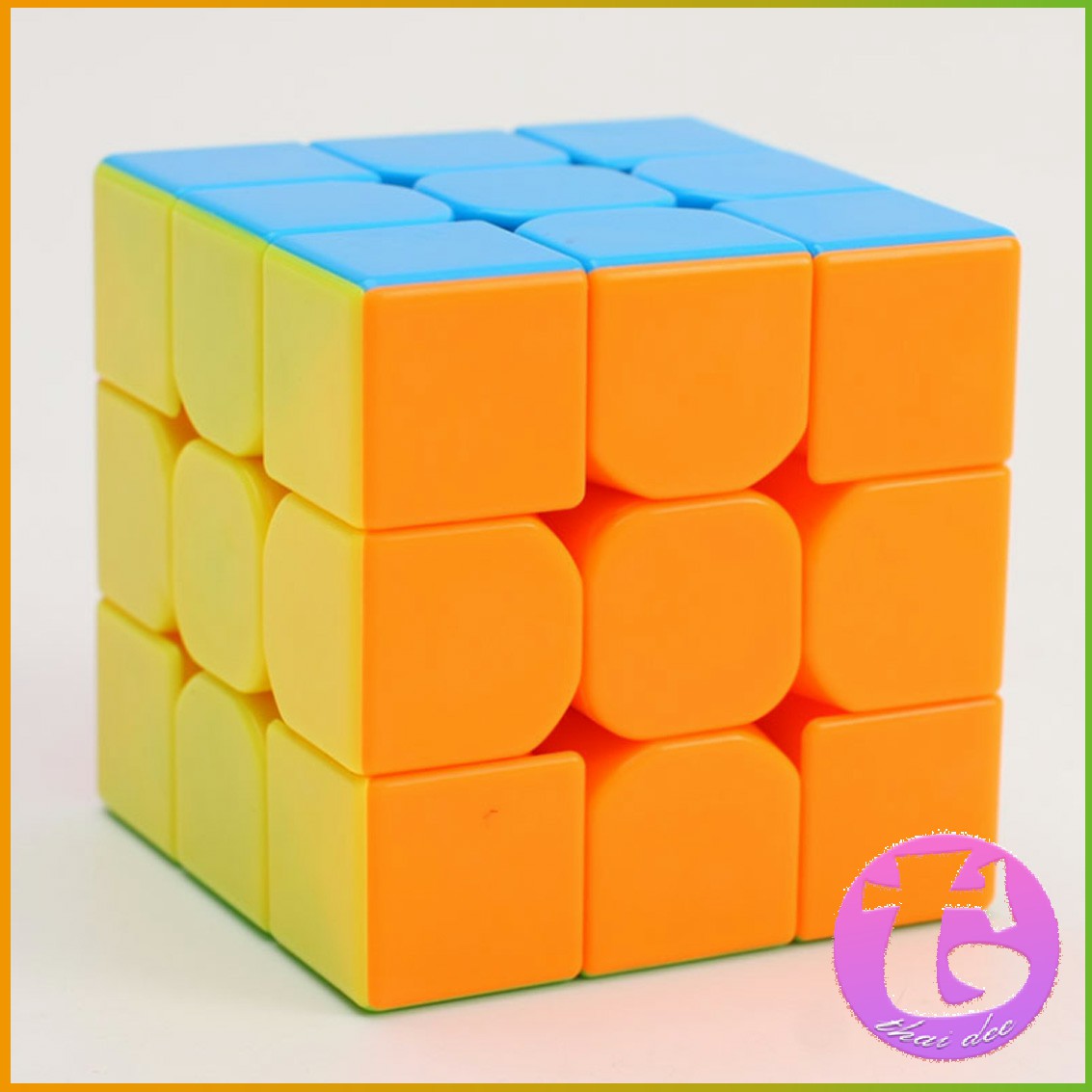 มุมมองเพิ่มเติมเกี่ยวกับ รูบิค 3x3x3 ความเร็วระดับมืออาชีพ รูบิค ลูกบาศก์ ของเล่นลับสมอง Twist P Rubik's Cube & MF3RS Racing Cube