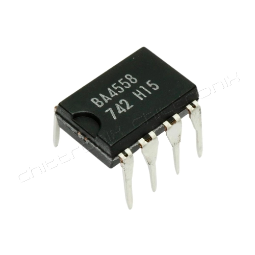 BA4558 IC OpAmp แบบ DIP 8 ขา ยี่ห้อ ROHM ของแท้ ✵ Chittronix ✵