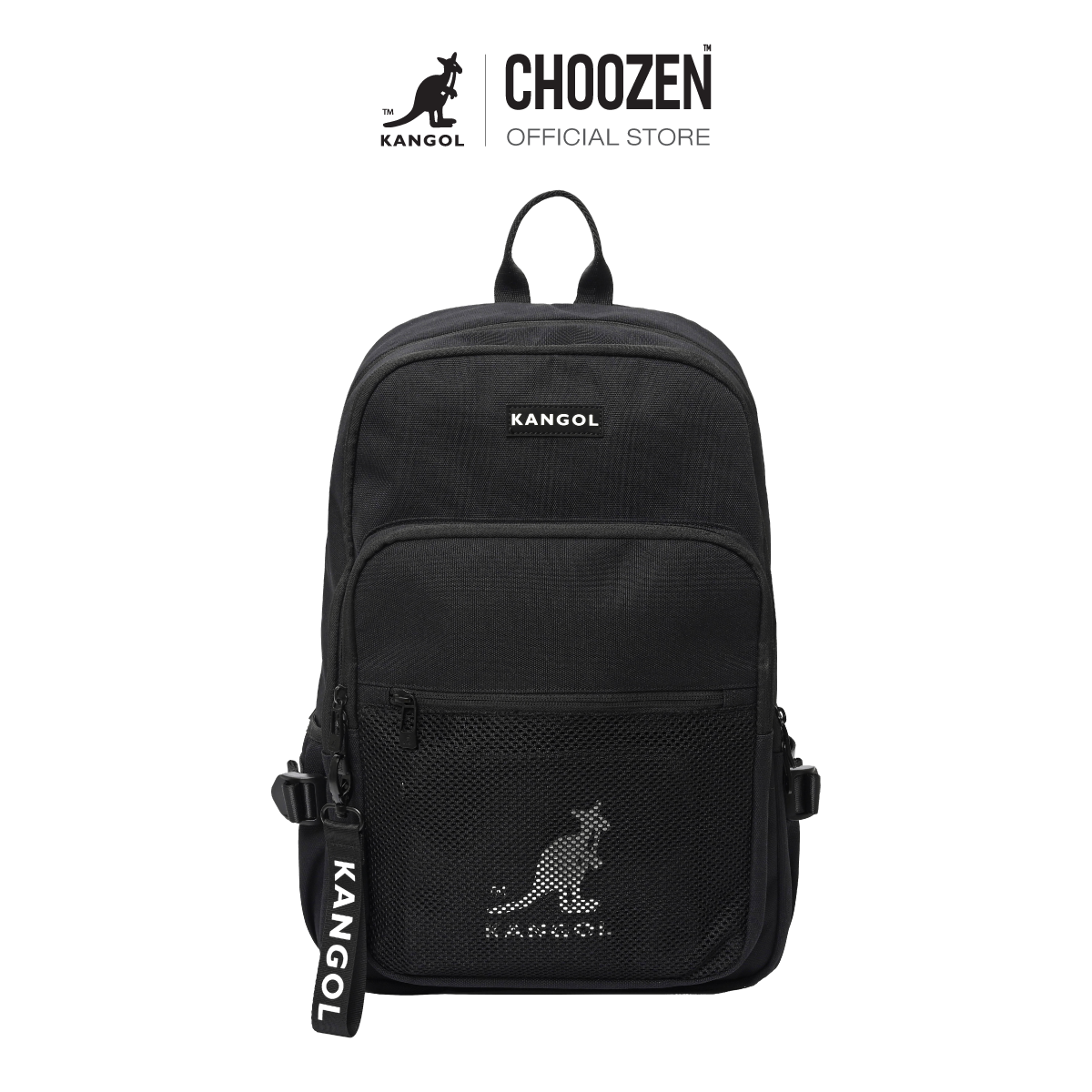 KANGOL Backpack กระเป๋าเป้ กระเป๋าสะพายหลังใส่โน๊ตบุ๊คได้ สีดำ 60553200 ราคา 1,870 บาท*ส่งฟรี