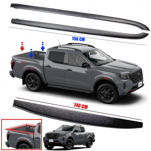 REAR COVER PROTECTION FOR NAVARA NP300 PRO4X 2021 Pickup BLACK 3PCS ราคา 2,995 บาท*ส่งฟรี