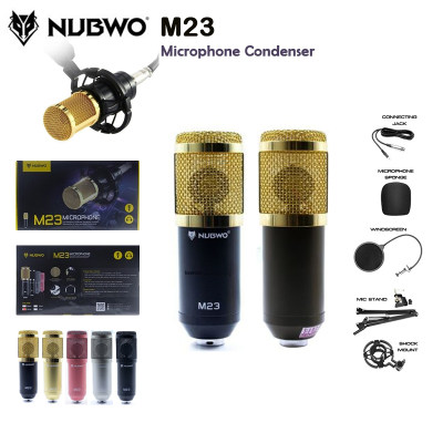 NUBWO M23 ของแท้ 100% ไมโครโฟนอัดเสียง คอนเดนเซอร์ Microphone Condenser NUBWO M23 ของแท้ 100% ไมโครโฟนอัดเสียง คอนเดนเซอร์ Microphone Condenser