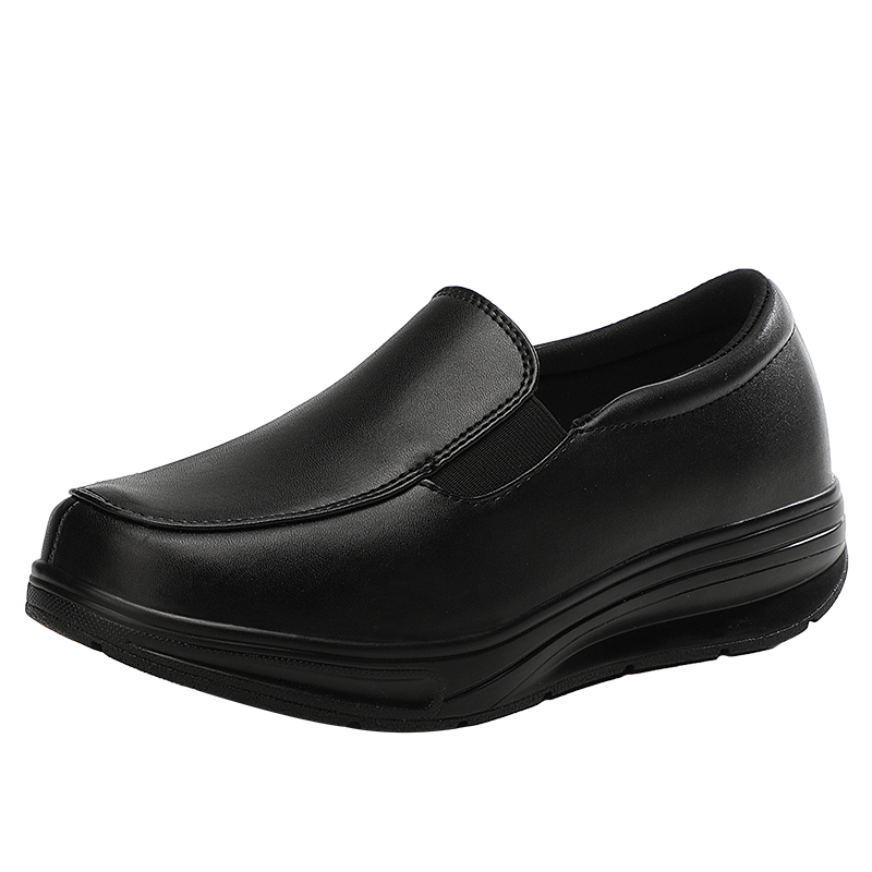 รองเท้าลำลองรองเท้าโยกรองเท้าทำงานรองเท้าพยาบาลหญิงส้นรองเท้าลิ่มสีขาวแพลตฟอร์มหญิงรองเท้าแม่ส้นสูงกึ่ง Casual Shoes Rocking Shoes Work Shoes Female Nurse Shoes White Wedge Heels Platform Shoes Female Semi-high Heeled Mom Shoes