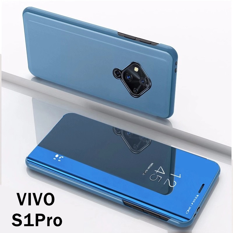 [ส่งจากไทย] เคสเปิดปิดเงา Case Vivo S1 Pro Smart Case เคสฝาเปิดปิดเงา สมาร์ทเคส เคสวีโว่ S1Pro เคสมือถือ เคสโทรศัพท์ Vivo S1Pro เคสกระเป๋า เคสเงา