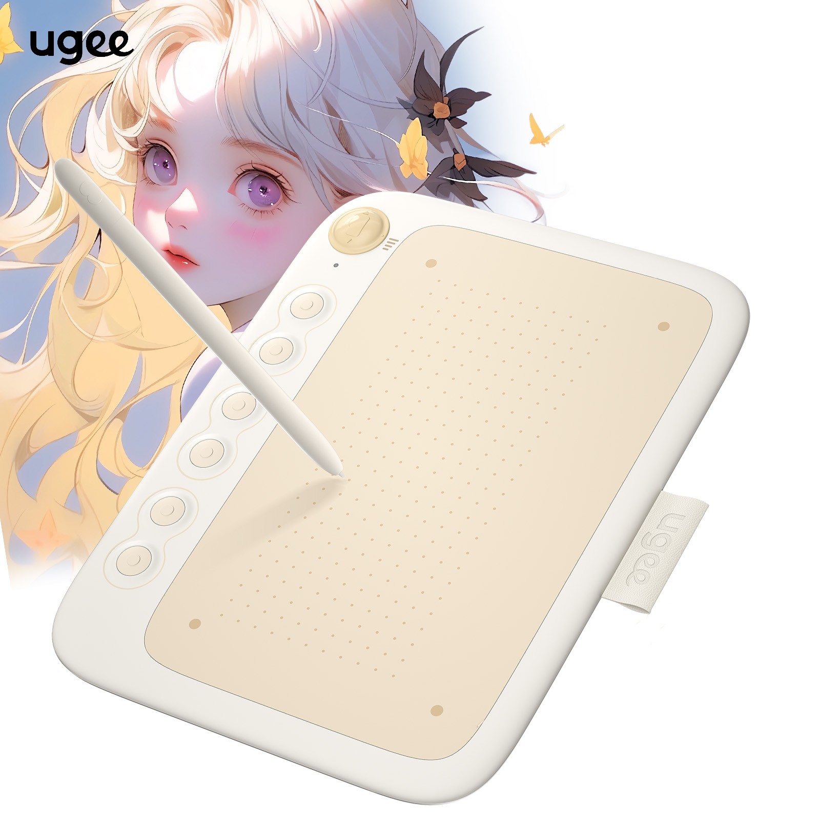 Ugee Q6 6.3x3.5 นิ้วแท็บเล็ตการวาดภาพดิจิตอลปากกาแท็บเล็ต 6 ปุ่มลัดรองรับฟังก์ชั่นเอียงที่ดีที่สุดสำหรับโทรศัพท์ Android เมาส์ปากกา ราคา 1,139 บาท*ส่งฟรี