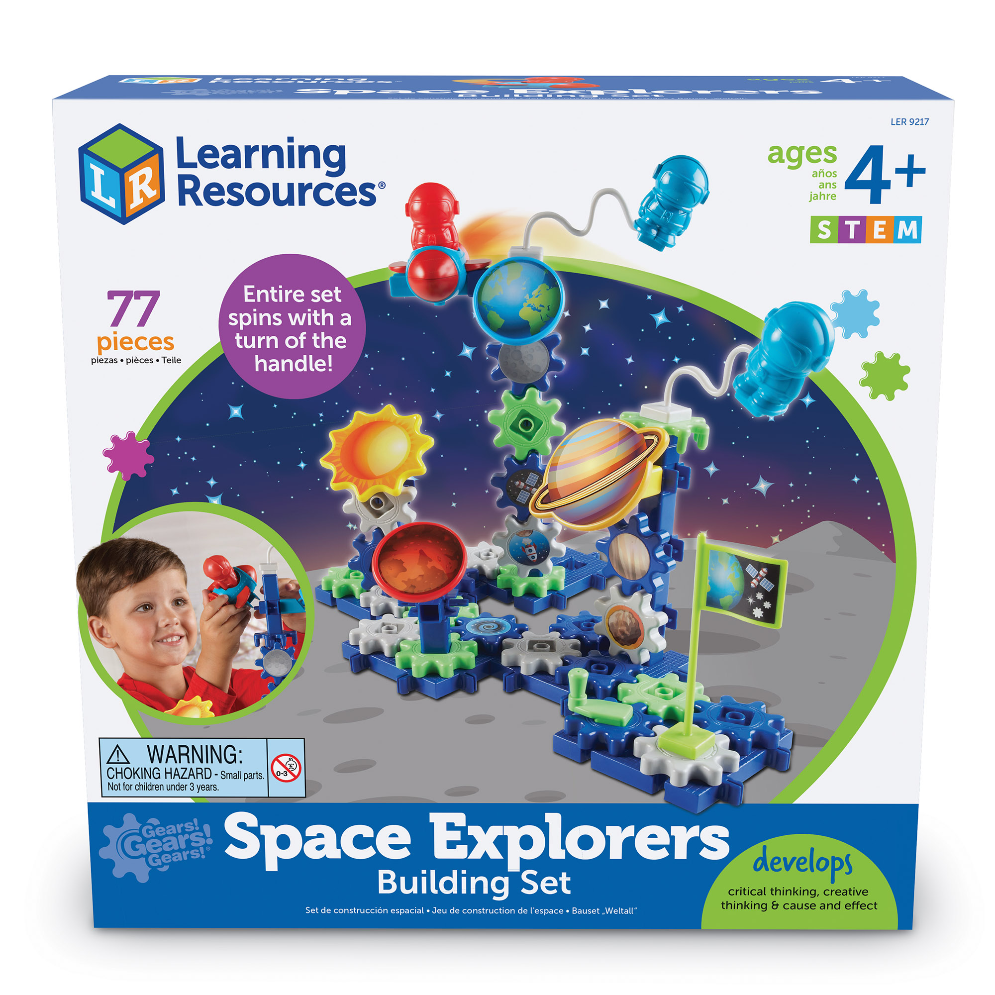 [อายุ 4+] Gears! Gears! Gears!® Space Explorers Building Set [Learning Resources] ราคา 3,500 บาท*ส่งฟรี