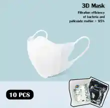 ภาพขนาดย่อสินค้า3D mask หน้ากากอนามัยป้องกันแบคทีเรีย ทรงกระชับหน้า
