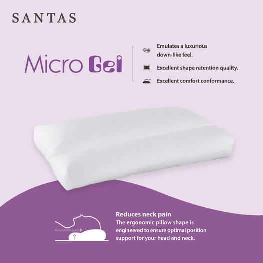 Santas hotsell microgel pillow