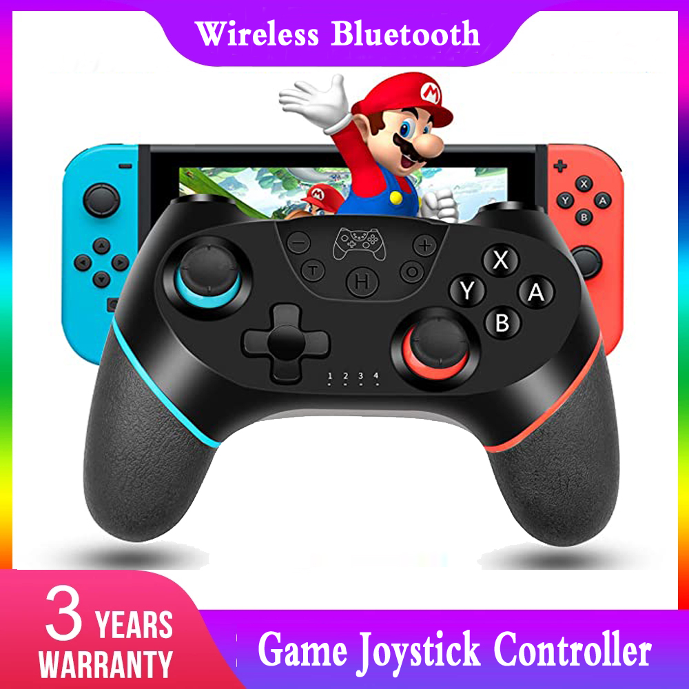 จอย Pro สวิตซ์ คอนโทรลเลอร์ Joy Pro Switch Wireless Bluetooth Controller Gamepad For Nintendo Switch Pro Controller Game Joystick Joypad Remote Console ตัวควบคุมเกม จอยสติ๊กเกม วิชาชีพ ด้ามจับ จอยสติ๊ก เกมคอนโซล คอนโทรลเลอร์ คอนโทรลเลอร์ไร้สาย