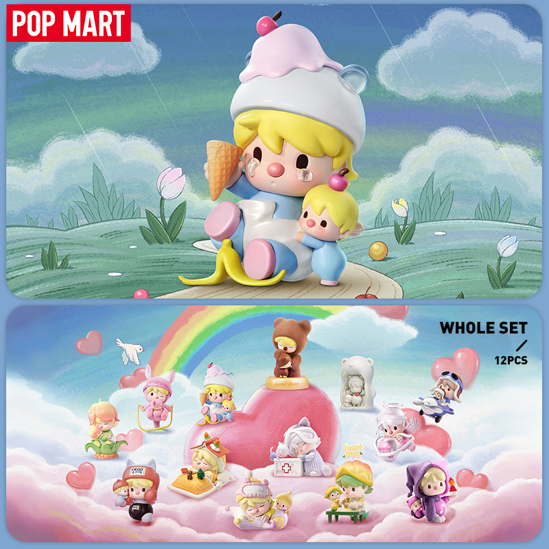 POP MART Sweet Bean I Want a Hug Series Figures Blind Box ราคา 380 บาท*ส่งฟรี