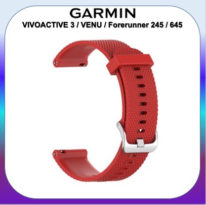 สายซิลิโคน Garmin Vivoactive 3 / Vivoactive3 music / Venu / Forerunner 245 / 645 / Vivomove / Suunto 3 fitness strap ขนาด 20 mm.