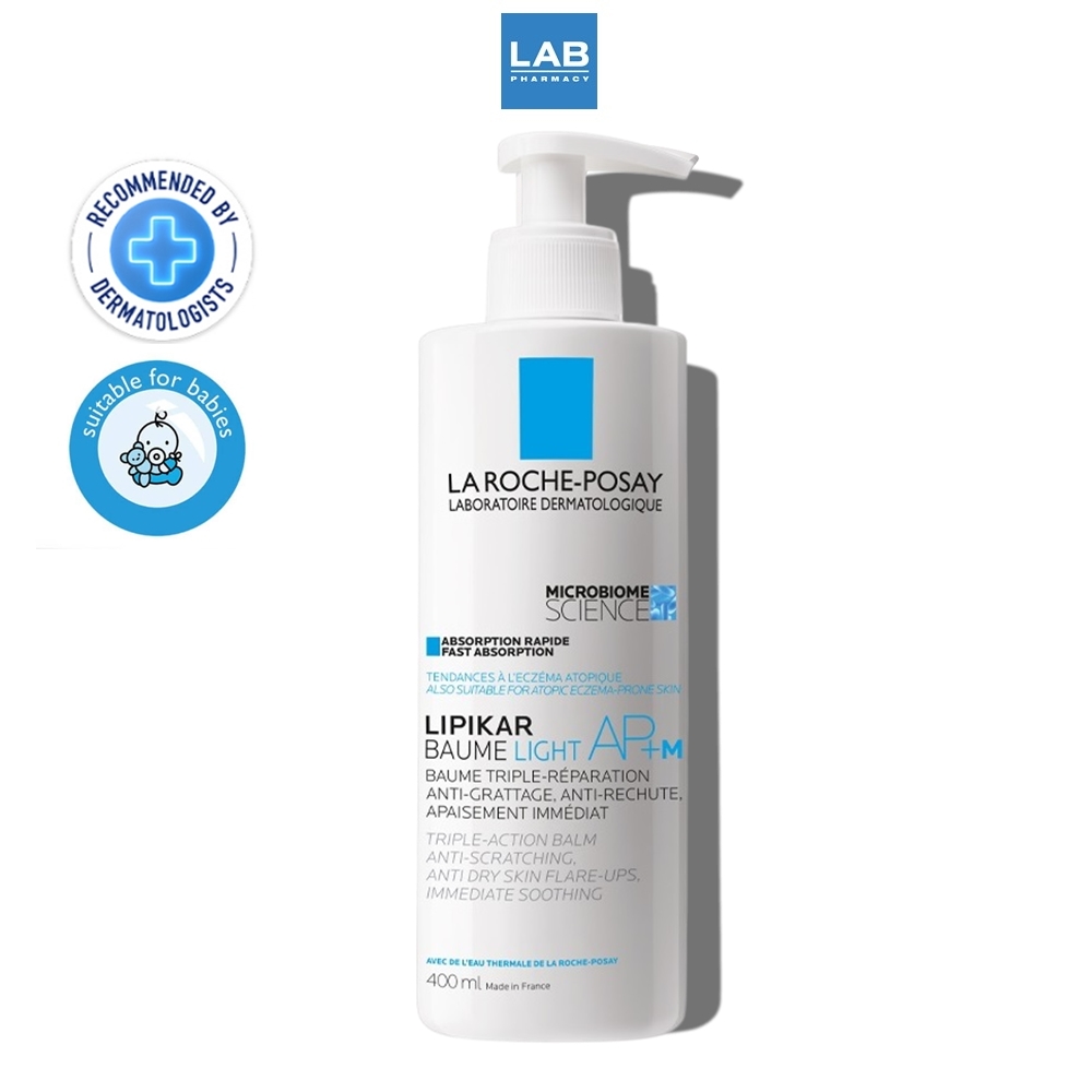 La Roche-Posay Lipikar Baume Light Ap+M 400 Ml. La Roche-Posay Lipicare Bom Light Ap+M Balm for Face and Body Care, 400 Ml. ราคา 1,490 บาท*ส่งฟรี