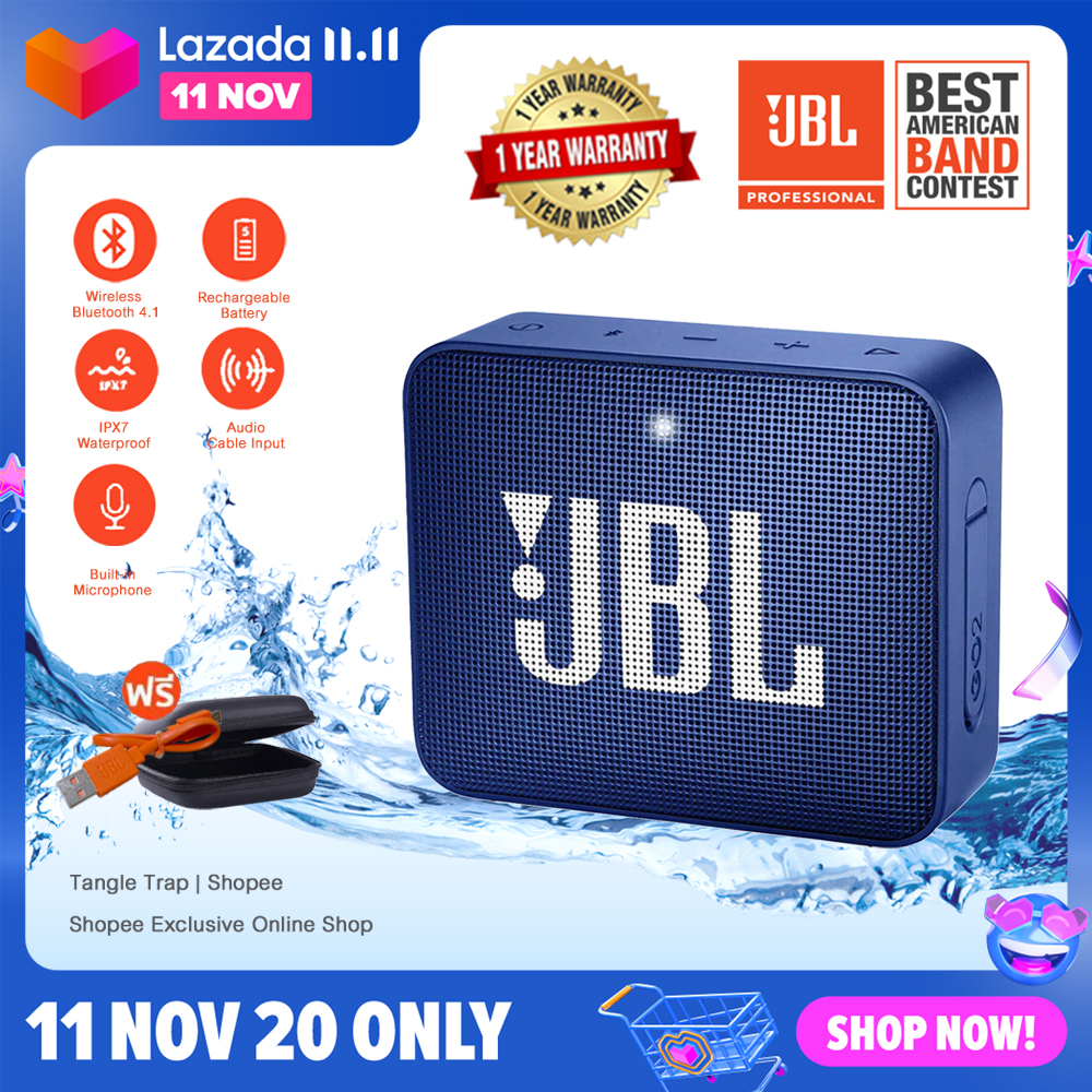 ดูภาพ ลำโพงบลูทู ธJBL Go2 ฟรีกระเป๋าลำโพง ซับวูฟเฟอร์แบบพกพากันน้ำ Blutooth Speaker (เจบีแอล) Go 2 ของเเท้100% เพิ่มเติม ลำโพงบลูทู ธJBL Go2 ฟรีกระเป๋าลำโพง ซับวูฟเฟอร์แบบพกพากันน้ำ Blutooth Speaker (เจบีแอล) Go 2 ของเเท้100%