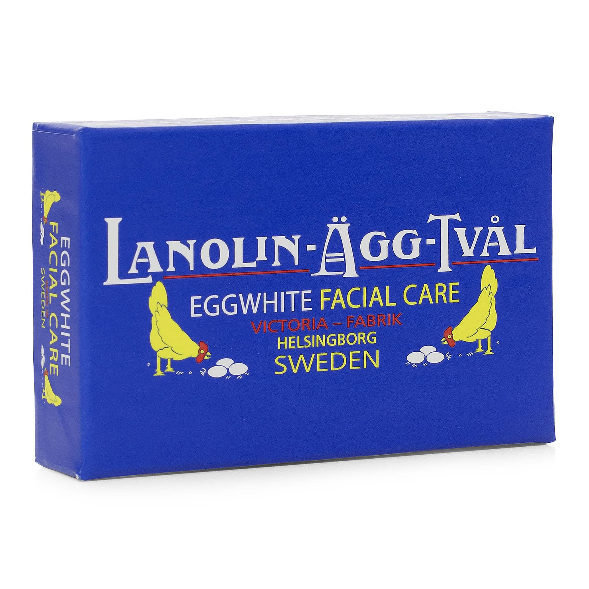 สบู่ไข่ขาวสวีเดน ขนาด 15 กรัม ( Victoria Sweden Egg White Facial Care ) 3 ก้อน