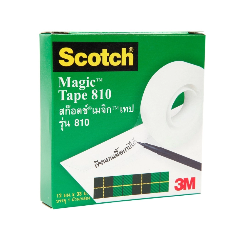 ราคาและรีวิว(KTS)Scotch Magic เทป รุ่น 810 3M 12มม.x33ม.