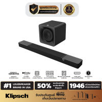 KLIPSCH CORE 200 + SUB 100 เซ็ตลำโพงซาวบาร์ | รองรับ Dolby Atmos | จากแบรนด์โรงหนังอเมริกา | ประกันศูนย์ไทย 1 ปี