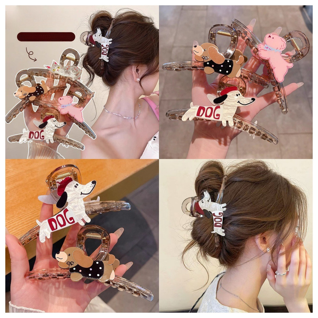 🐶KAYKAI🐶 กิ๊บหนีบผม การ์ตูนอะ คริลิครูปน้องหมา&น้องแมว น่ารักๆ กิ๊บติดผมแฟชั่น พร้อมส่งในไทย #F12 ราคา 23 บาท*ส่งฟรี