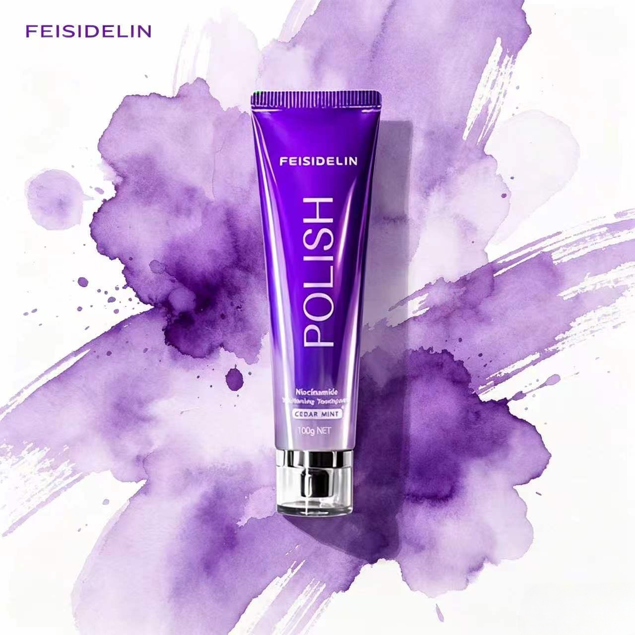 Feisidelin Nicotinamide Polish Toothpaste 100 Grams Helps Eliminate Unwanted Odors in the Mouth. Gives You Fresh Breath That Lasts for a Long Time. Gentle Tooth Polishing Formula That Thoroughly Removes Stains. Cares for the Health of Gums and the Oral Ca ราคา 228 บาท*ส่งฟรี