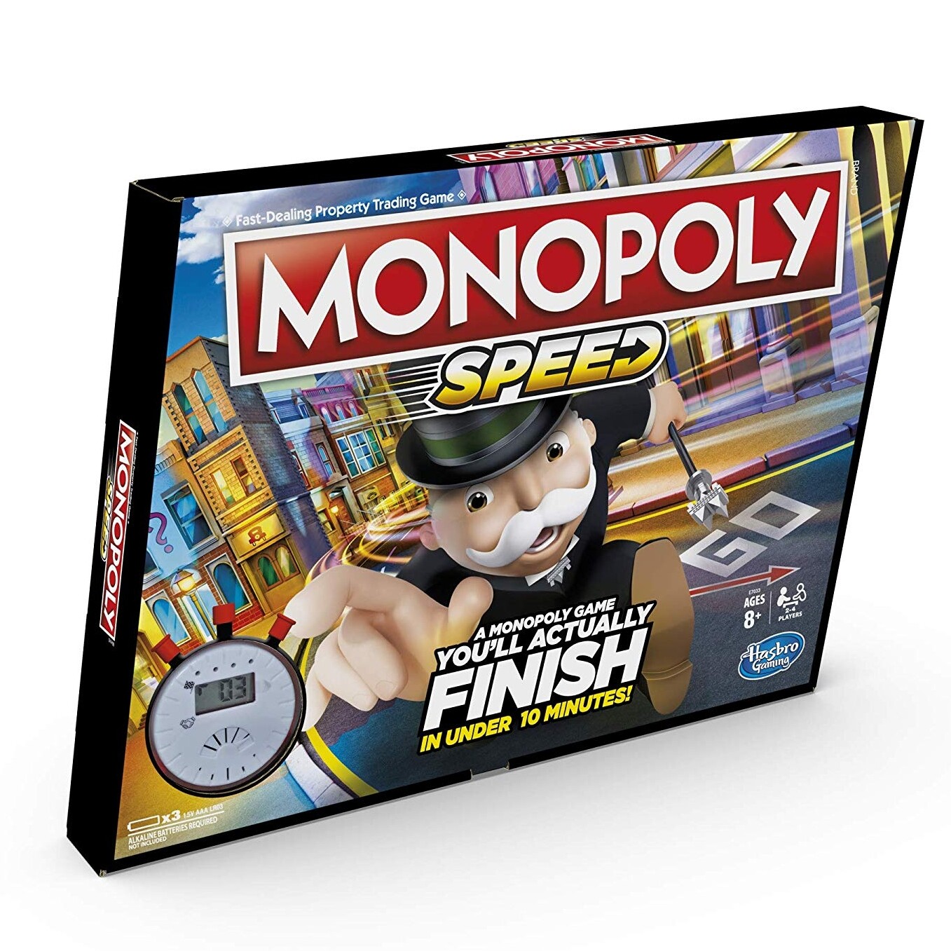 HASBRO Monopoly Speed – Fast playing Monopoly Board Game,, เกมส์เศรษฐี บอร์ดเกมส์ โมโนโพลี่