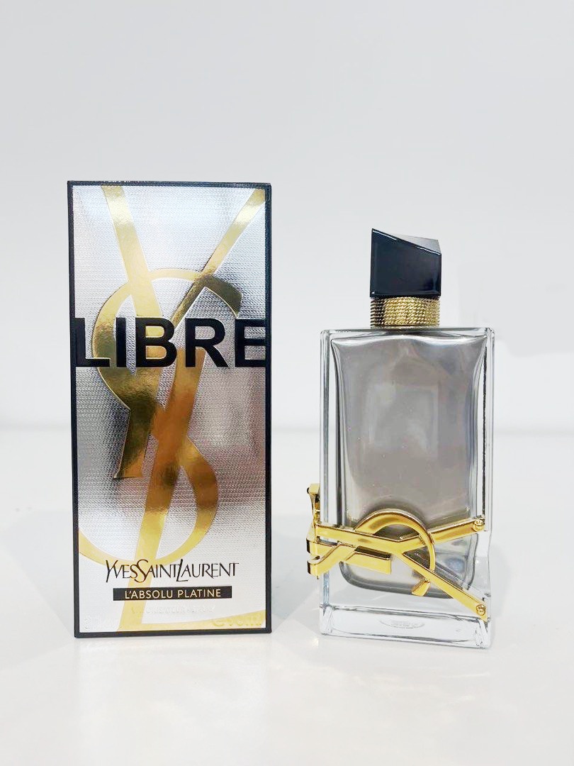 น้ำหอม น้ำหอมผู้หญิงผู้ชายกลิ่นติดทนนาน 100% YSL Libre L'Absolu Platine EDP 90ml [ของแท้]