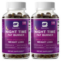 BEWORTHS Night Time Slimming Fat Burner Capsules Support Weight Loss Appetite Suppression Boost Metabolism for Men and Women 30 / 60 /120 Softgels