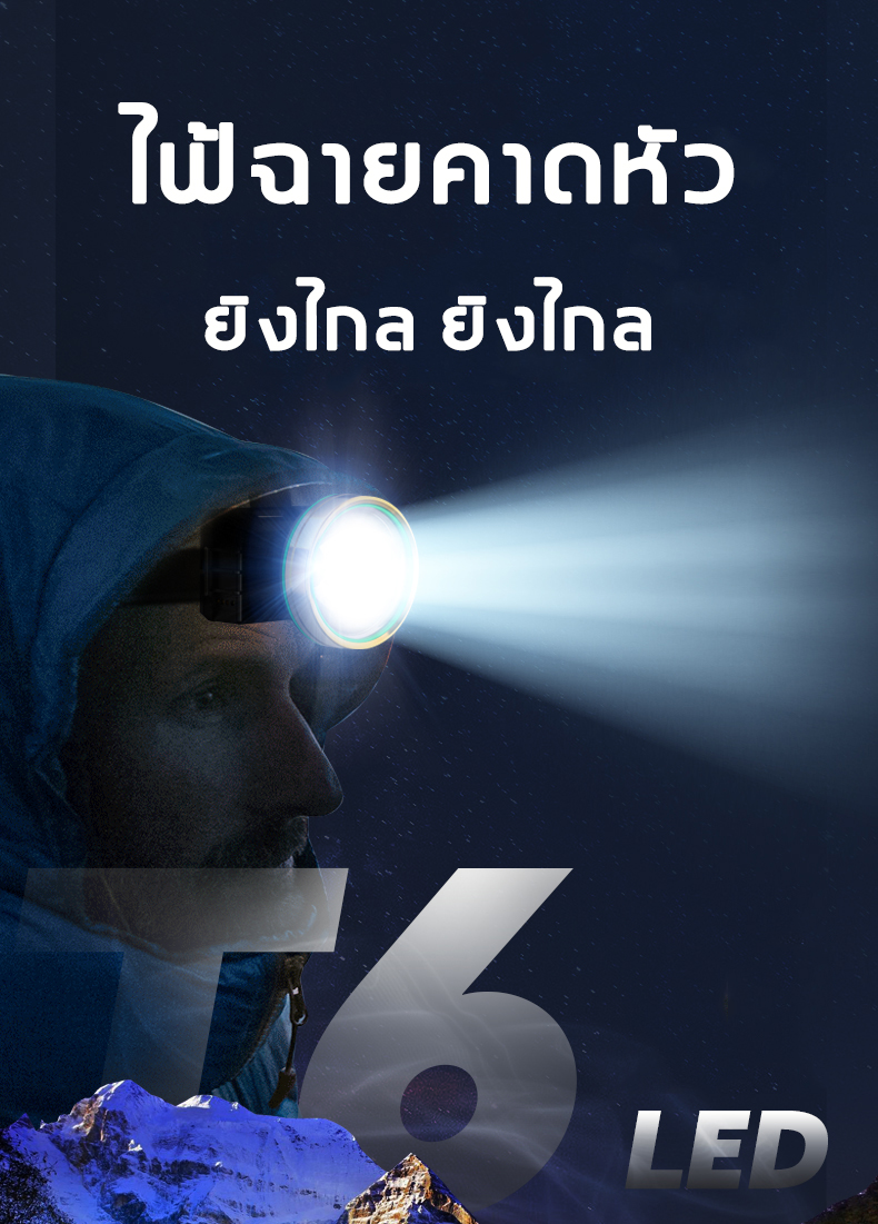 ข้อมูลเพิ่มเติมของ 【ส่องแสงระยะ10KM】ไฟฉายคาดหัว led กำลังไฟ100000W ไฟ ฉาย คาด หัว ชาร์จได้ สปอตไลท์อันทรงพลัง การออกแบบกันน้ำ หัวไฟฉายคาดหัว ไฟฉายคาดหัวแท้ ไฟฉายแรงสูงไกล ไฟส่องกบ ไฟฉายคาดศรีษะ ไฟฉายกันน้ำแท้ ไฟฉายแรงสูงแท้ ไฟคาดหัวแรงสูง ไฟฉายคาดหัวแรงสูง ไฟคาดหัวแบตอึด