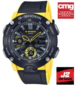 สินค้า G-shock GA-2000 series นาฬิกาผู้ชาย กันกระแทก G-SHOCK GA-2000-1A9 ดำเหลือง, GA-2000-1A2 ดำฟ้า อุปกรณ์ครบทุกอย่างพร้อมใบรับประกัน CMG ประหนึ่งซื้อจากห้าง