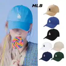 ภาพขนาดย่อของสินค้าของแท้ % MLB หมวก Unisex รุ่น หมวกเบสบอล LAหมวก ROOKIE BALL CAP mlb hat