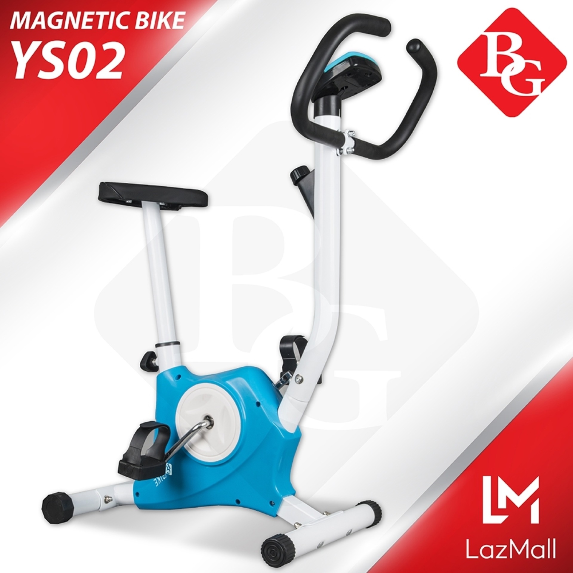 ดูภาพ B&G Exercise Bike จักรยานออกกำลังกาย Magnetic Bike รุ่น YS02 (Blue) เพิ่มเติม B&G Exercise Bike จักรยานออกกำลังกาย Magnetic Bike รุ่น YS02 (Blue)