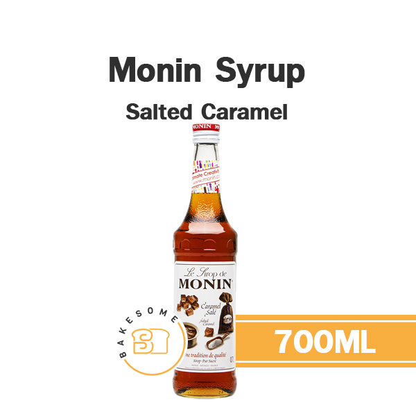 Monin Syrup Salted Caramel โมนิน ไซรัป ซอล์ทเท็ด คาราเมล โมแนง ไซรัป น้ำเชื่อม โมนิน 700ML ราคา 380 บาท*ส่งฟรี