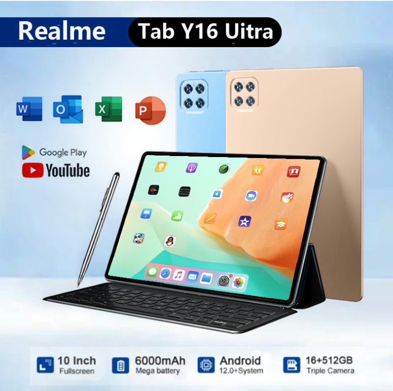 [Warranty 1 year] 2024 แท็บเล็ต 11 นิ้ว แท็บเล็ต Tablet RAM16G+ROM512G 24+48MP Full HD แท็บเล็ตพีซี Android12.0 แท็บเล็ต WIFI 4G/5G ราคา 2,899 บาท*ส่งฟรี
