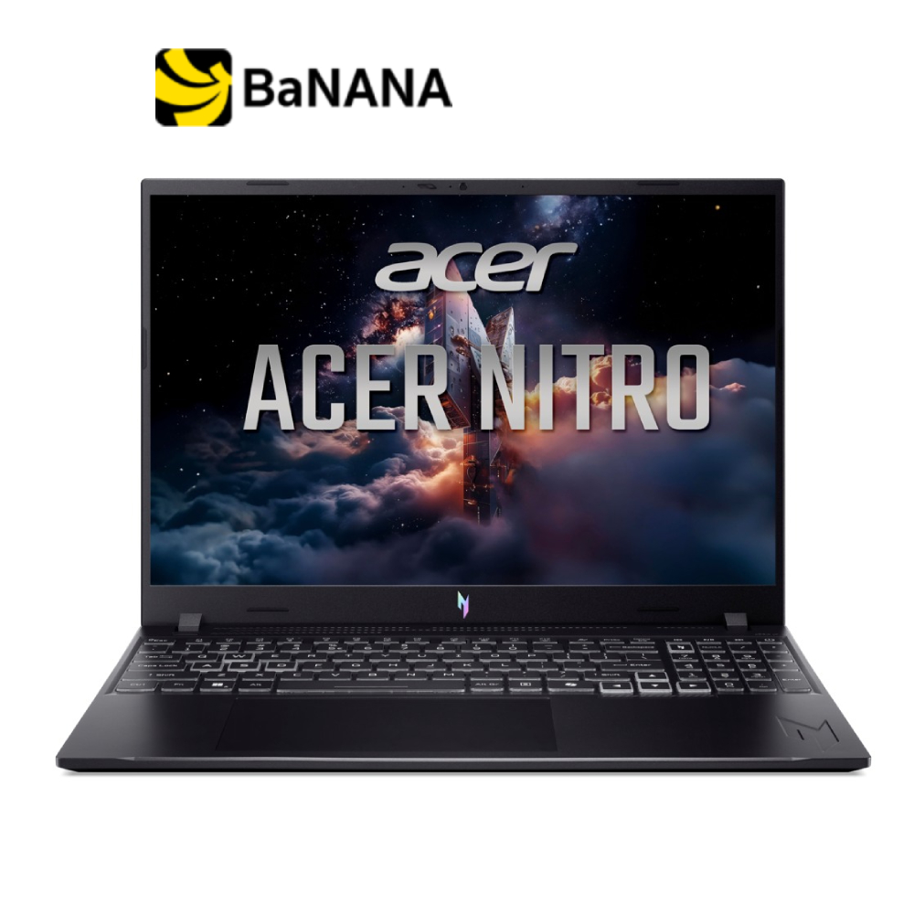 โน้ตบุ๊ก แล็ปท็อป Acer โน๊ตบุ๊ค Nitro V 16 Anv16-I31-75Pq สีดำ by Banana It ราคา 65,190 บาท*ส่งฟรี